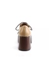 1970s 2 Tone Brown Platform Shoes