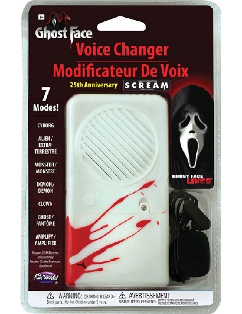 Ghost Face 25th Anniversary Deluxe Voice Changer