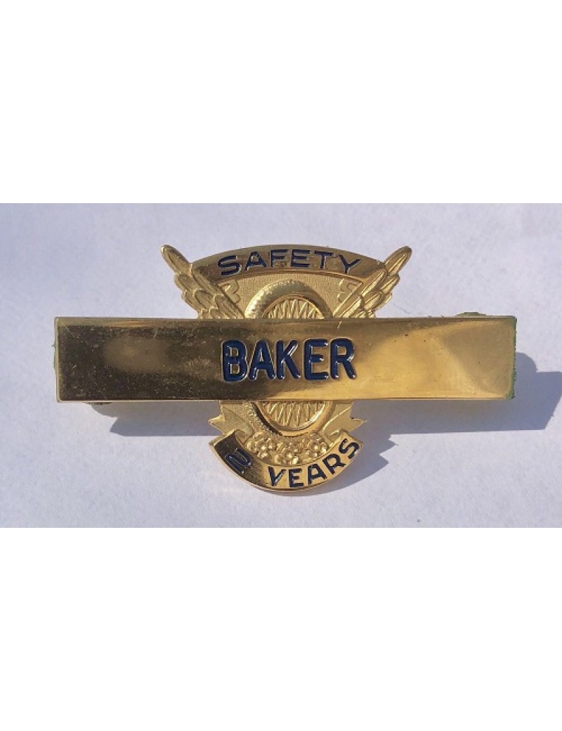 California Highway Patrol J.Baker Name Badge