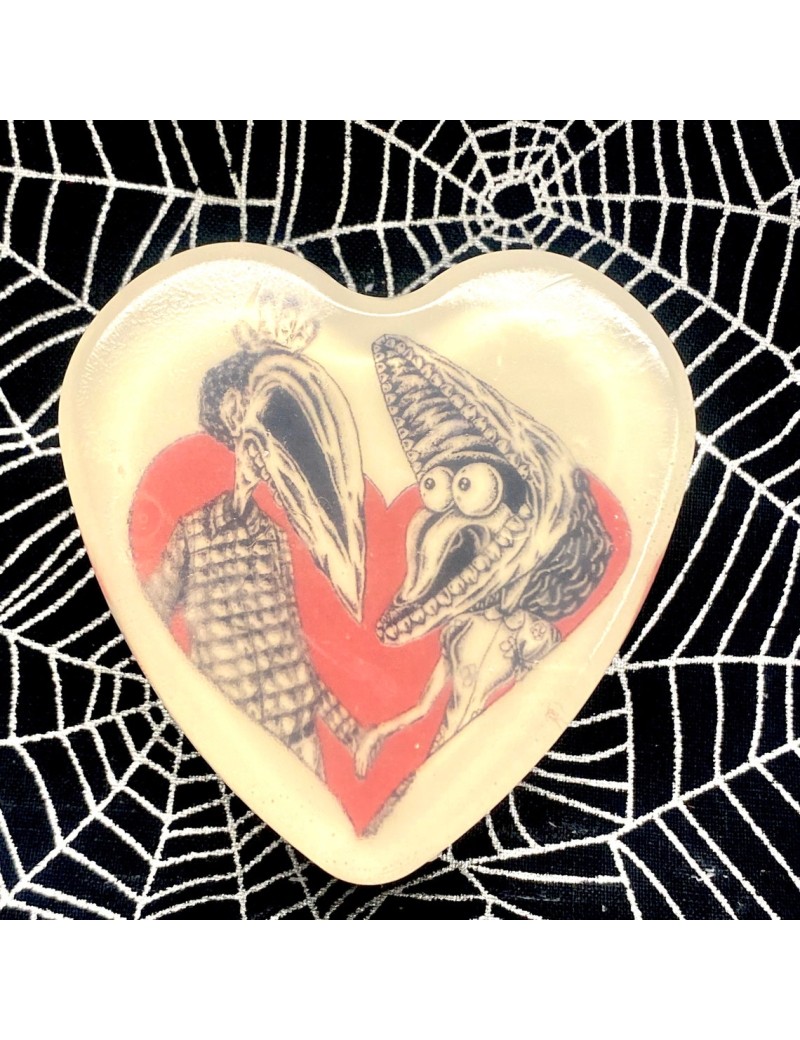 Beetlejuice Heart Soap