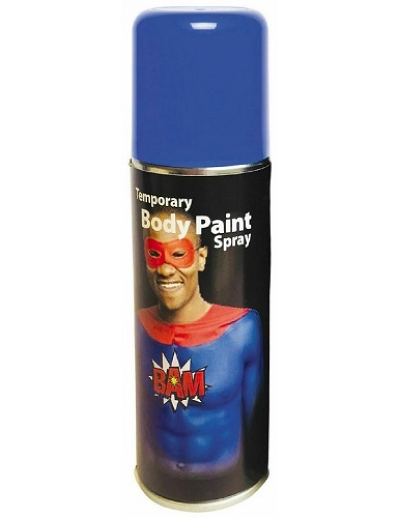 Temporary Body Paint Spray Blue 125ml