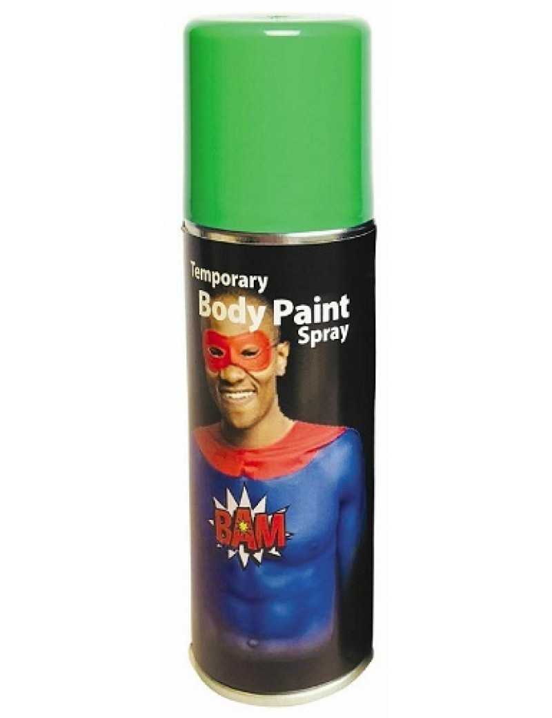 Temporary Body Paint Spray Green 125ml