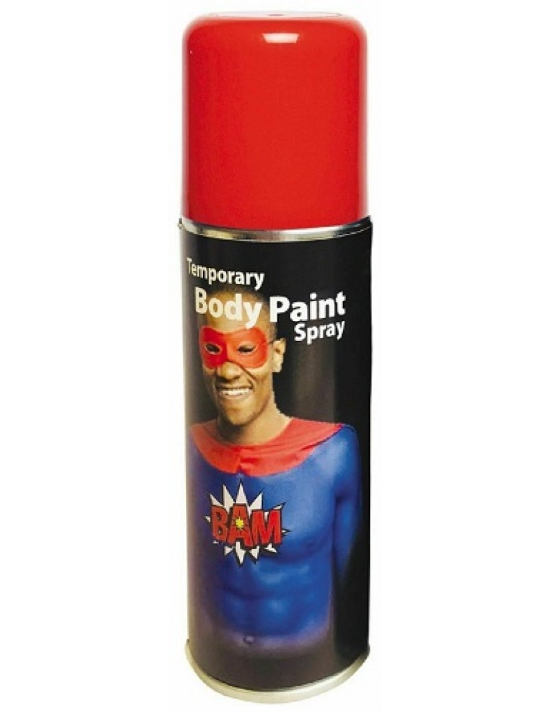 Temporary Body Paint Spray Red 125ml