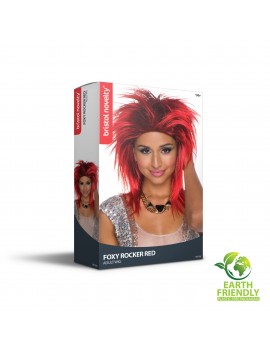 Foxy Rocker Red Wig