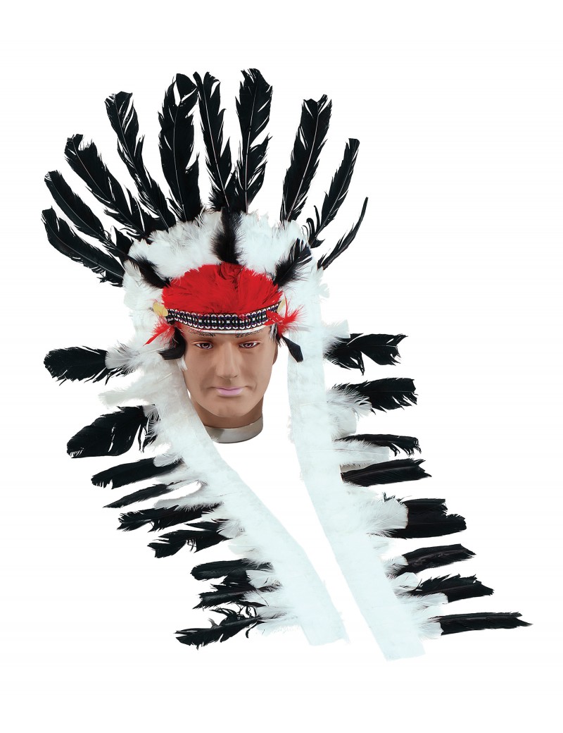 Indian Chief Feather Headdress  