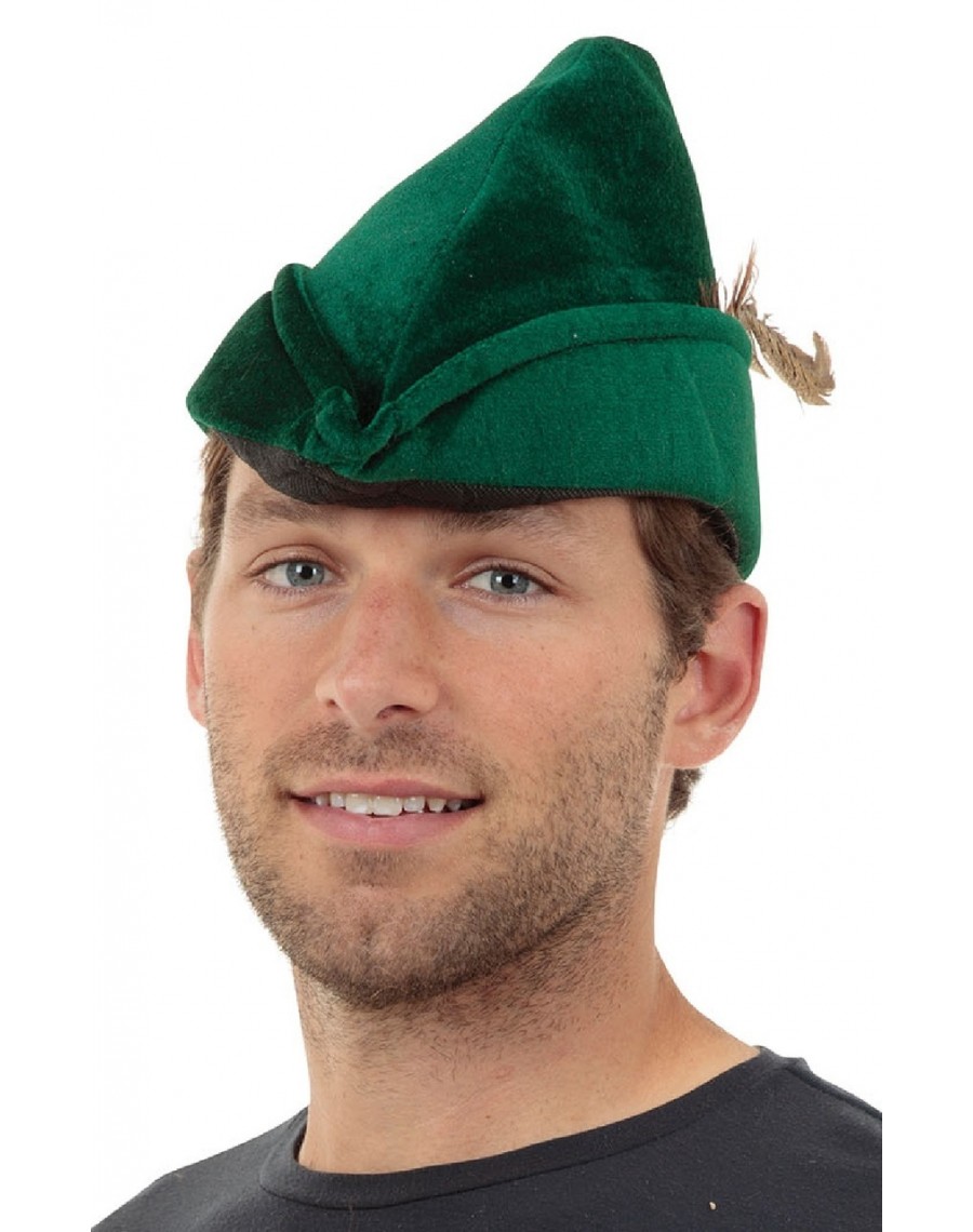 Felt Robin Hood Hats with Feather Cosplay- Adult
