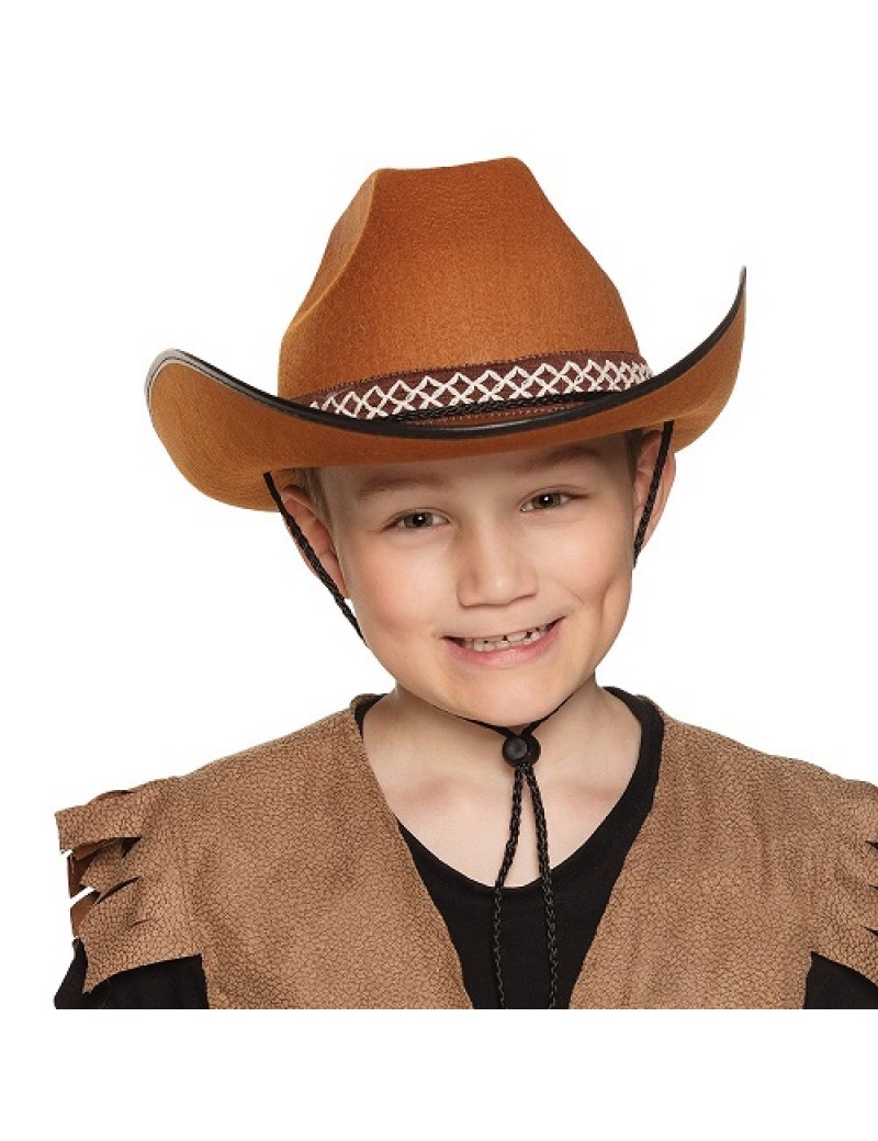 Brown Cowboy Kids Hat