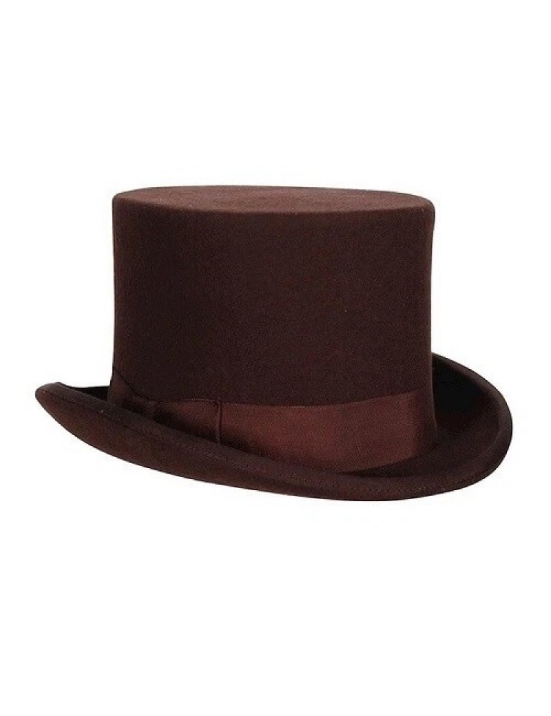 Brown Top Hat 
