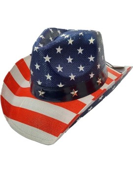 American Stars And Stripes Cowboy Hat
