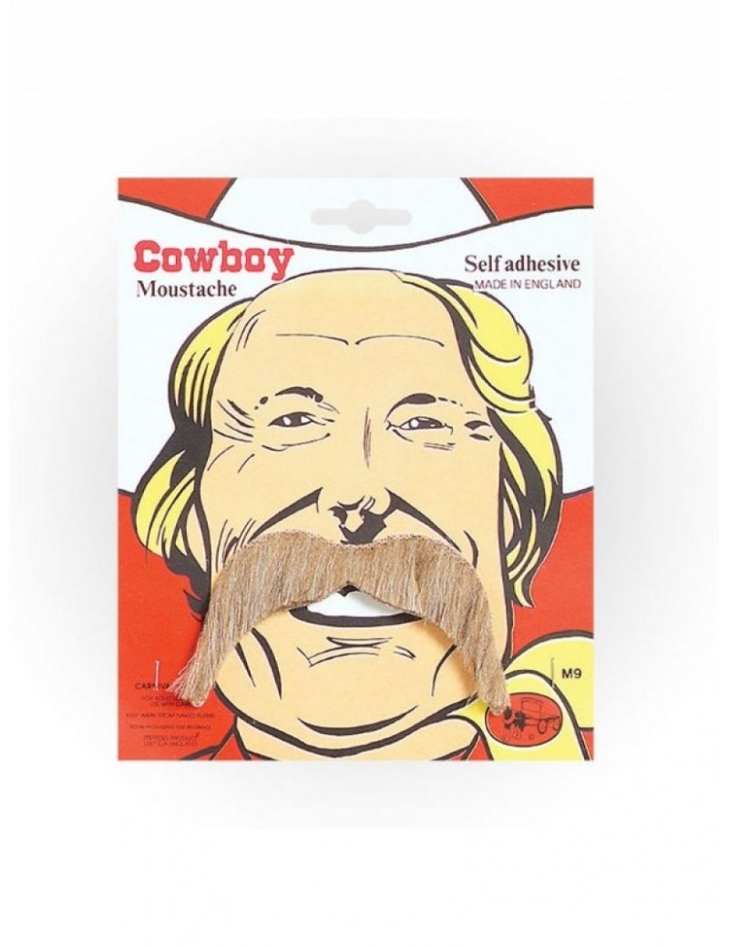 Cowboy Moustache Blonde