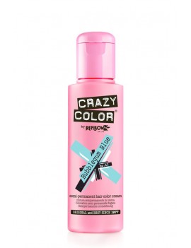 Crazy Color Semi-Permanent Hair Dye 100 ml Bubblegum Blue