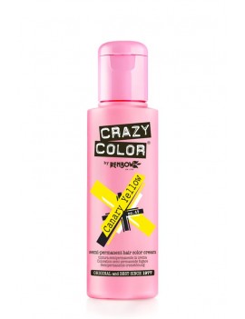 Crazy Color Semi-Permanent Hair Dye 100 ml Canary Yellow