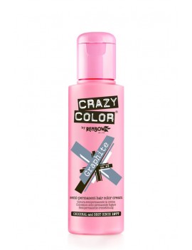 Crazy Color Semi-Permanent Hair Dye 100 ml Graphite