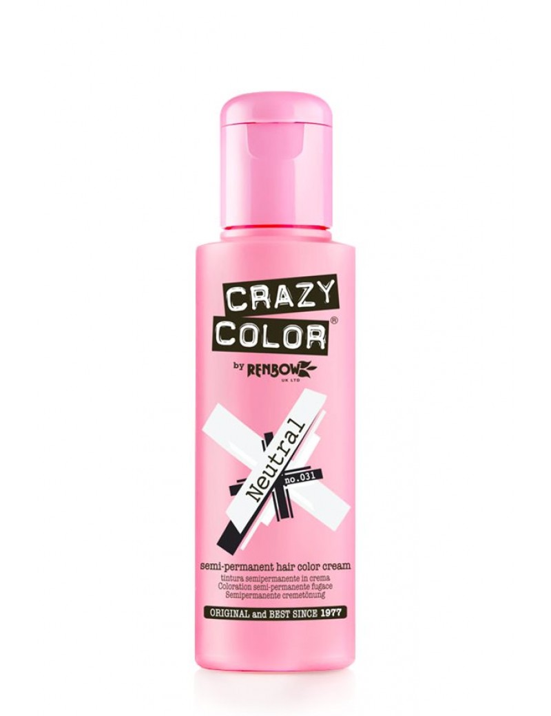 Crazy Color Semi-permanent Hair Dye 100 ml Neutral