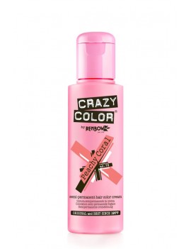 Crazy Color Semi-Permanent Hair Dye 100 ml Peachy Coral