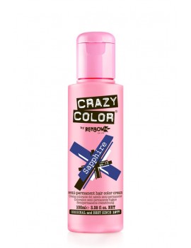 Crazy Color Semi-Permanent Hair Dye 100 ml Sapphire