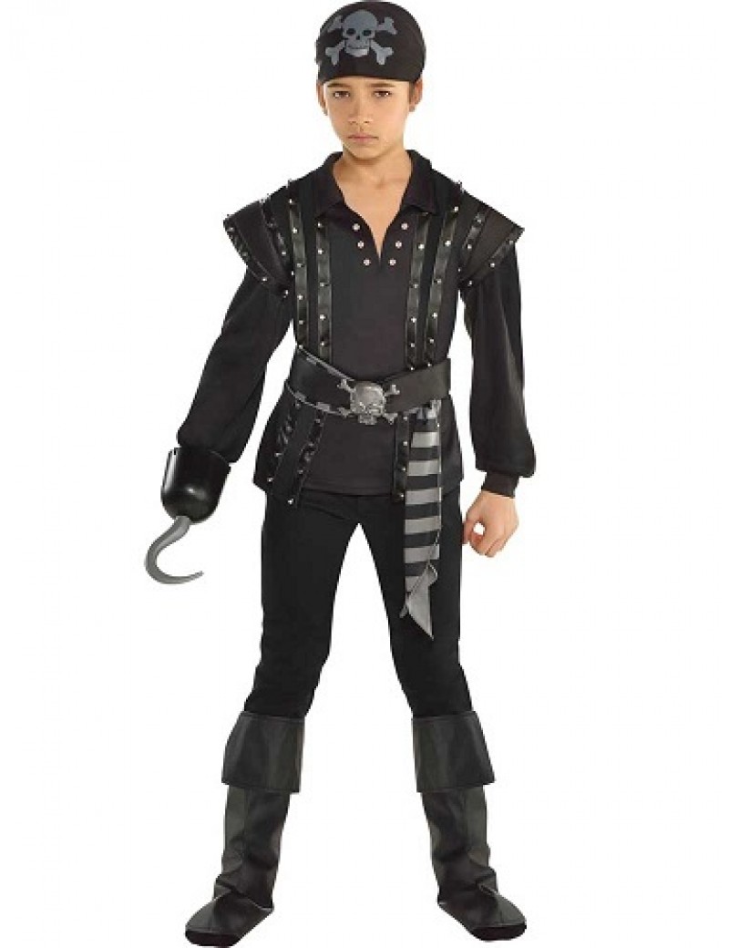 Dark Sea Scoundrel Boys Pirate Costume