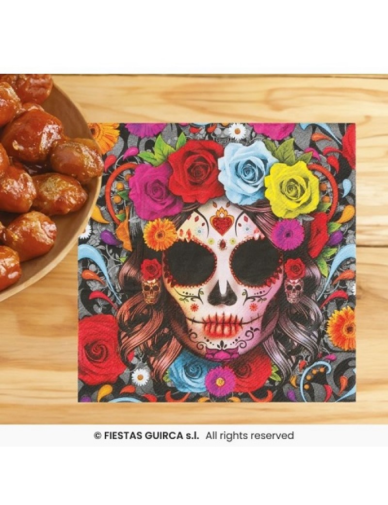 Day Of The Dead Paper Napkins