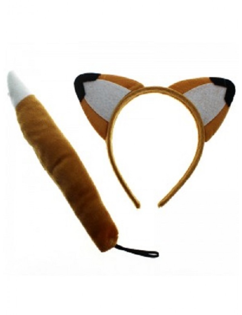 Animal Ears And Tail Set Fox 81081