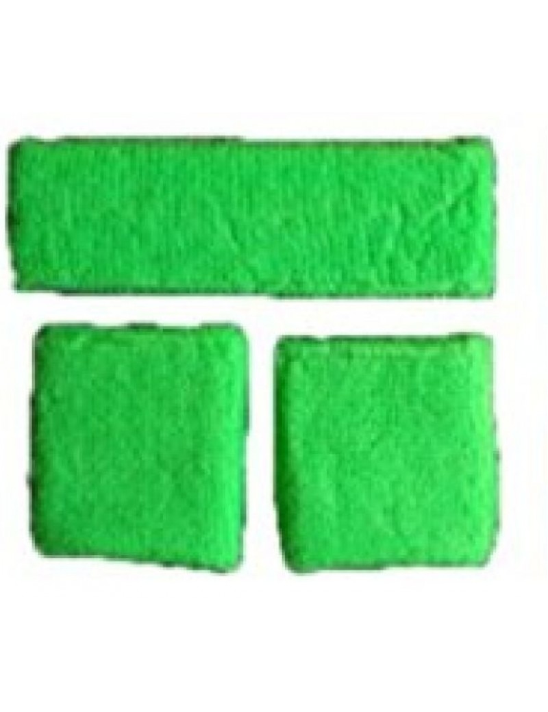 Neon Green Sweatband Set