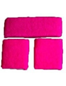 Neon Pink Sweatband Set