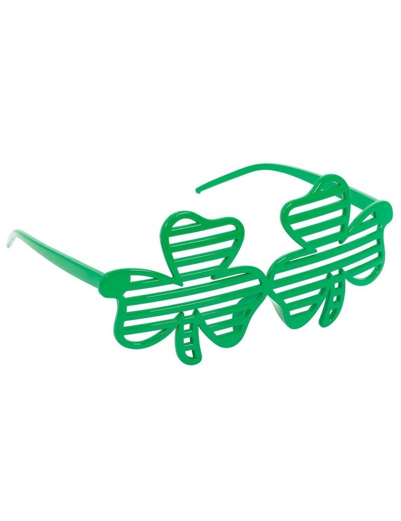 Irish St Patricks Day Clover Leaf Shutter Glasses Henbrandt 63662