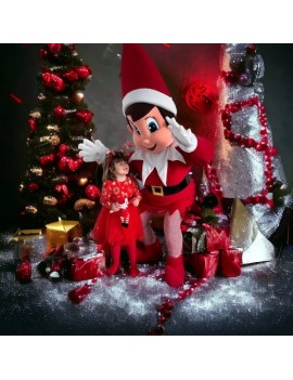 Professional Naughty Elf Mascot Costume