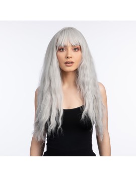 Elsa Deluxe Silver Grey Wig