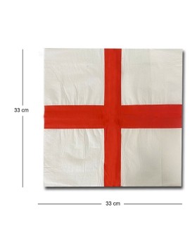 England St George Cross Paper Napkins