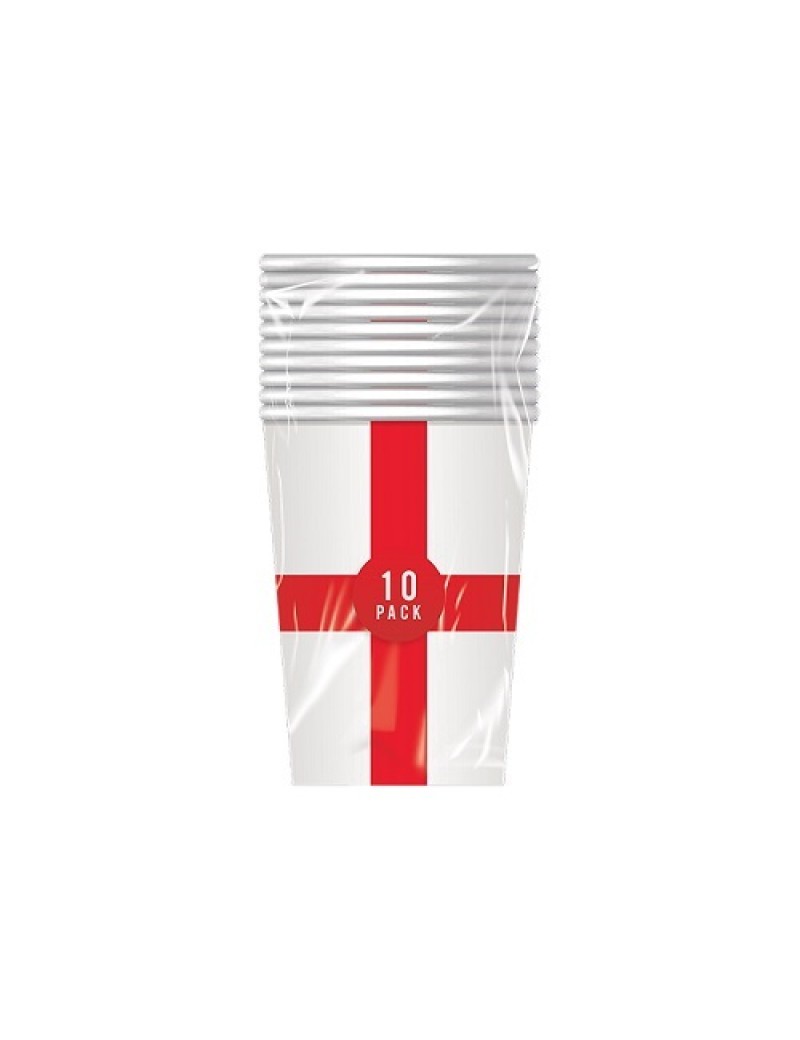 England St George Cross Paper Cups