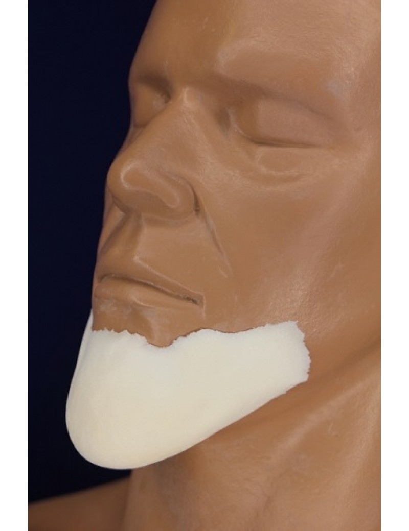 Rubber Wear Foam Prosthetic Elongated Chin 