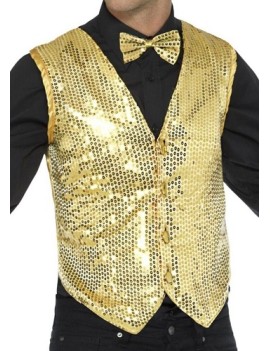 Gold Sequin Waistcoat