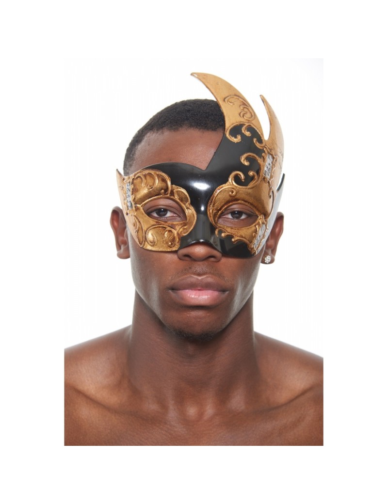 Eyemask Musical Notes 2 Tone Black Gold