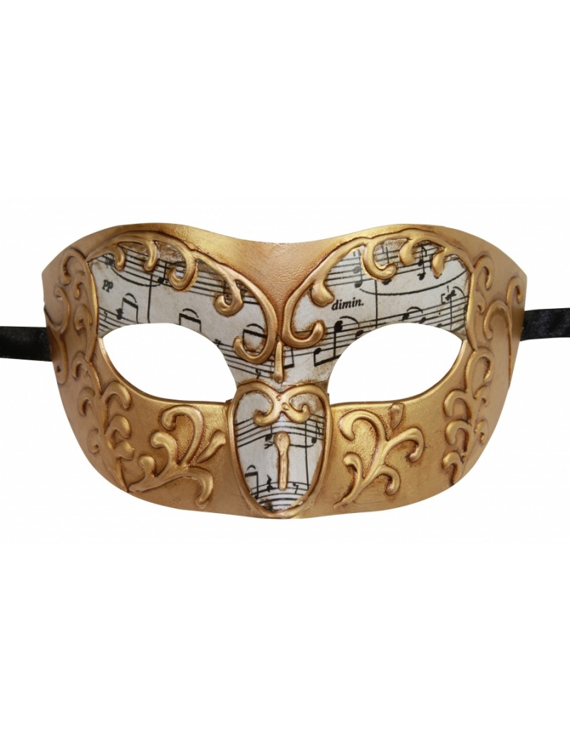 Eyemask Musical Notes Swirl Gold PM033GD