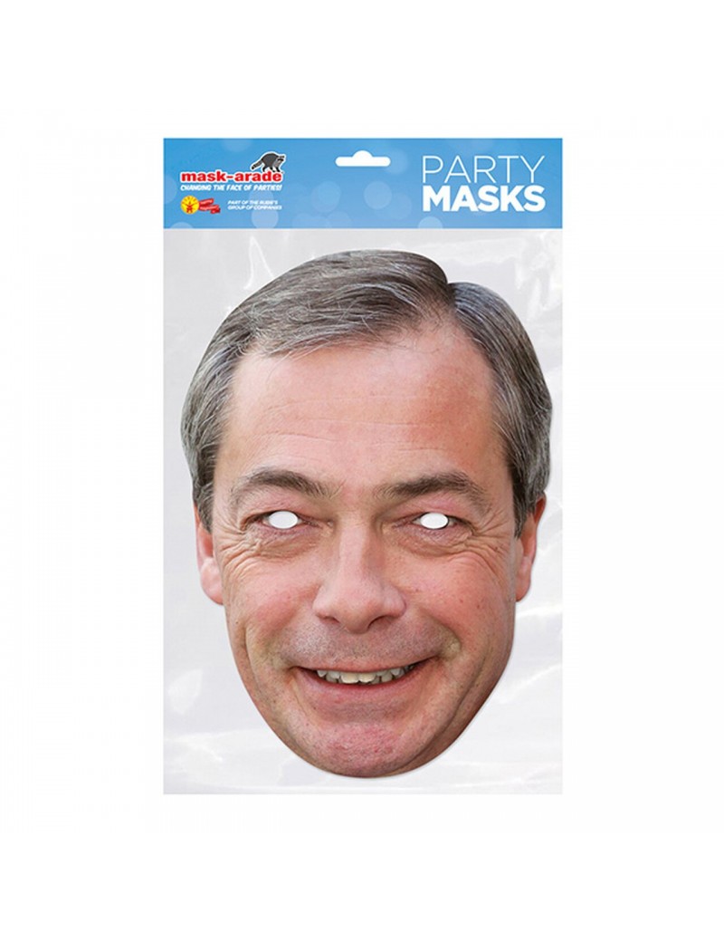 Nigel Farage Celebrity Face Mask