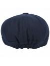 Newsboy 8 Panel Cap Navy Blue