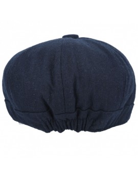 Newsboy 8 Panel Cap Navy Blue