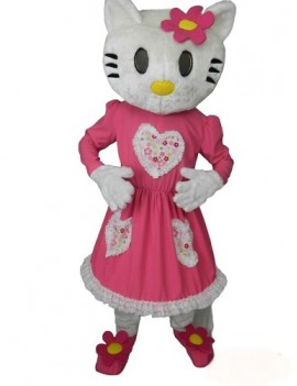 Professional Kitty Cat Mascot Costume