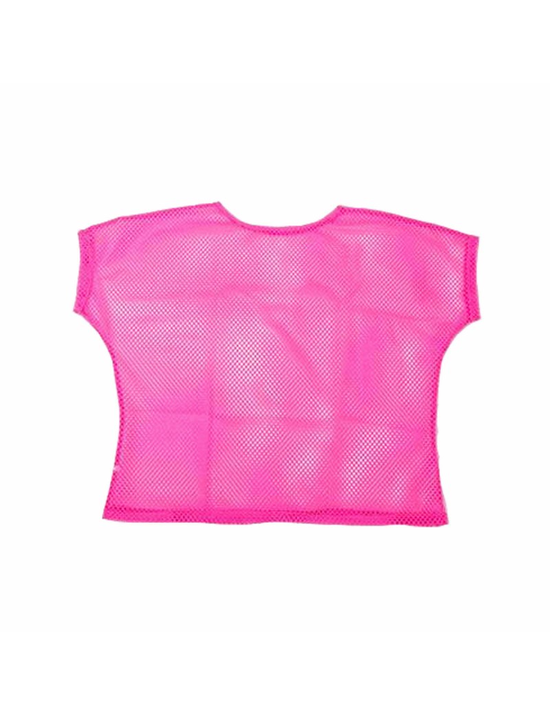 Neon Pink Mesh Top