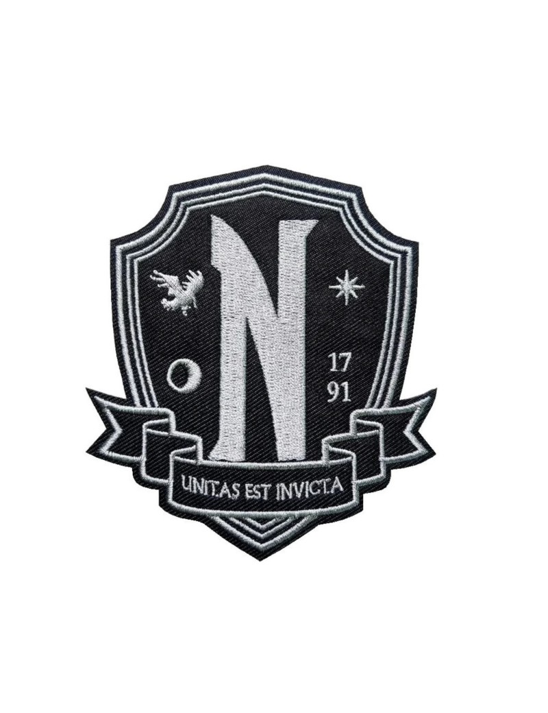 Wednesday Nevermore Academy Costume Patch