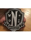 Wednesday Nevermore Academy Costume Patch