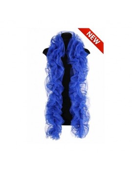 Blue Organza Boa