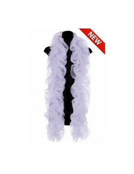 White Organza Boa