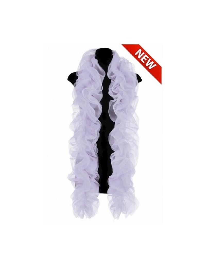 White Organza Boa