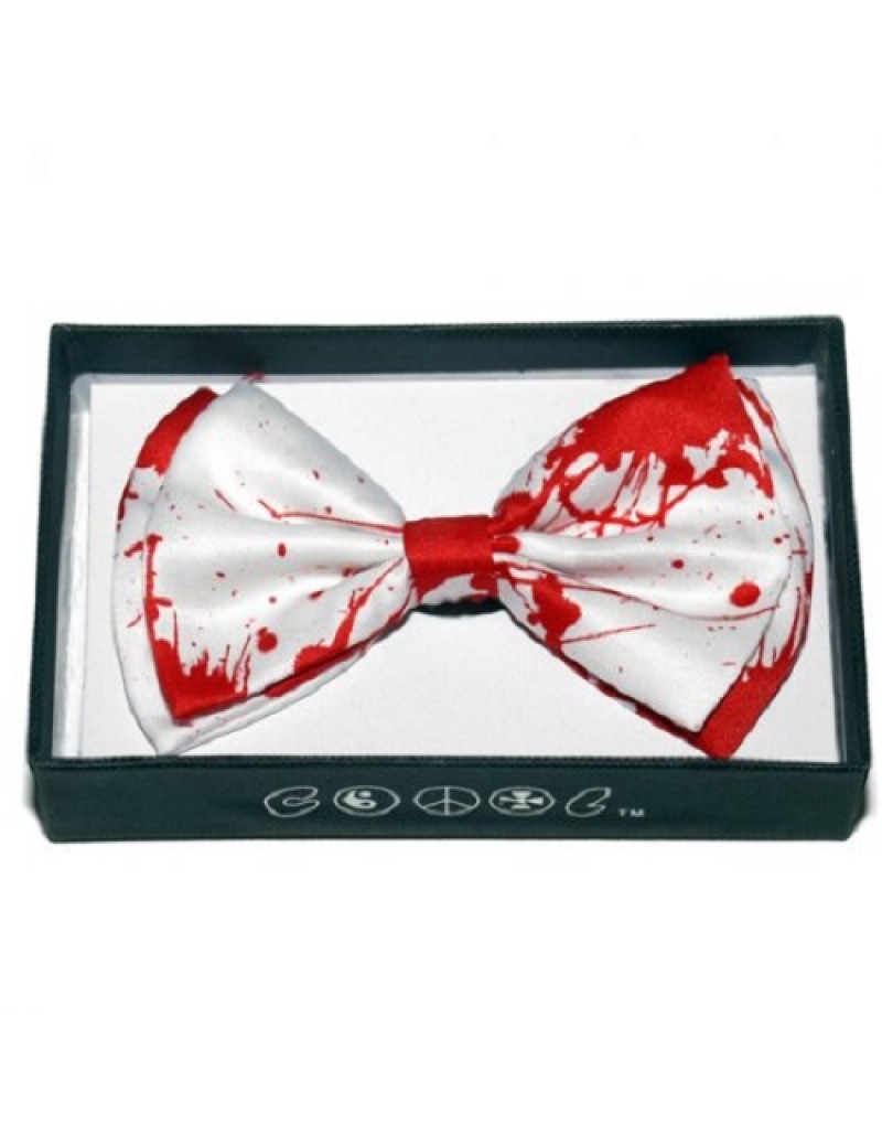 Blood Splatter Bow Tie