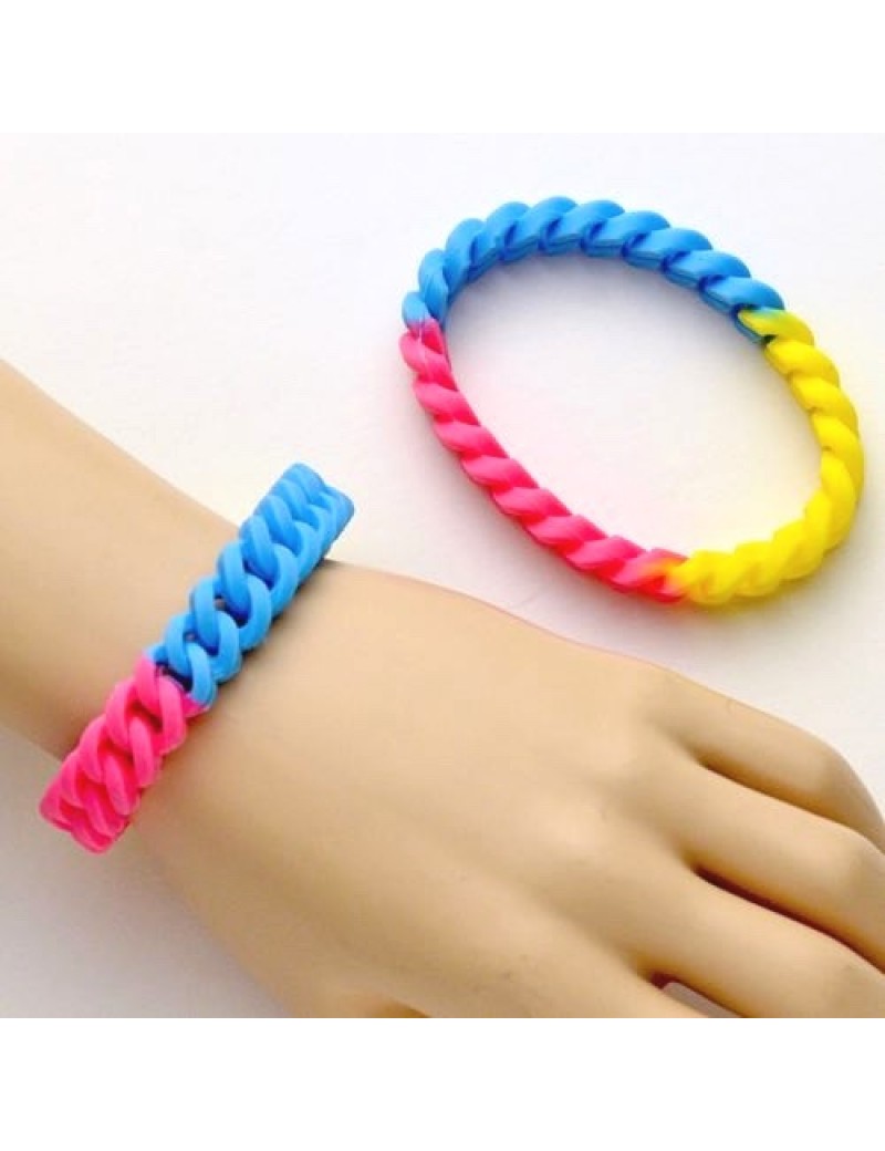 Pansexual Rubber Bracelet