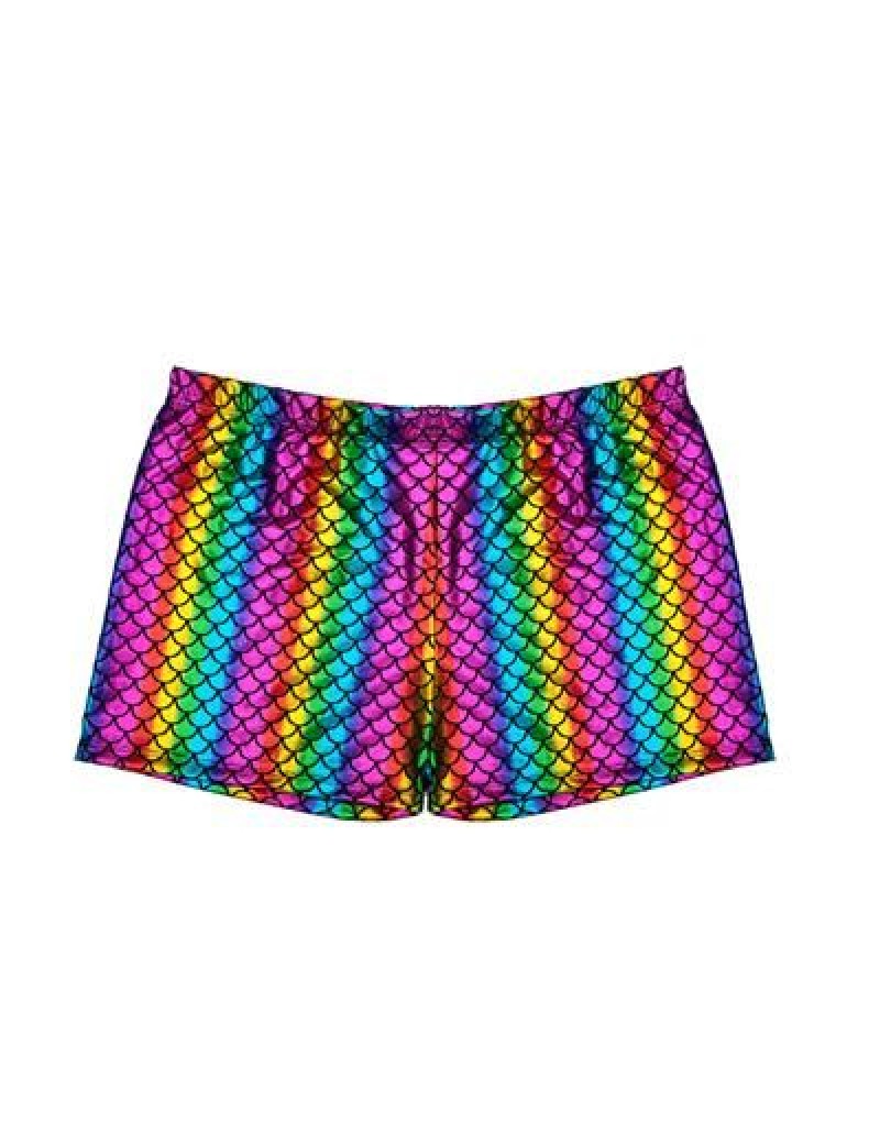 Rainbow Fish Scale Men's Shorts