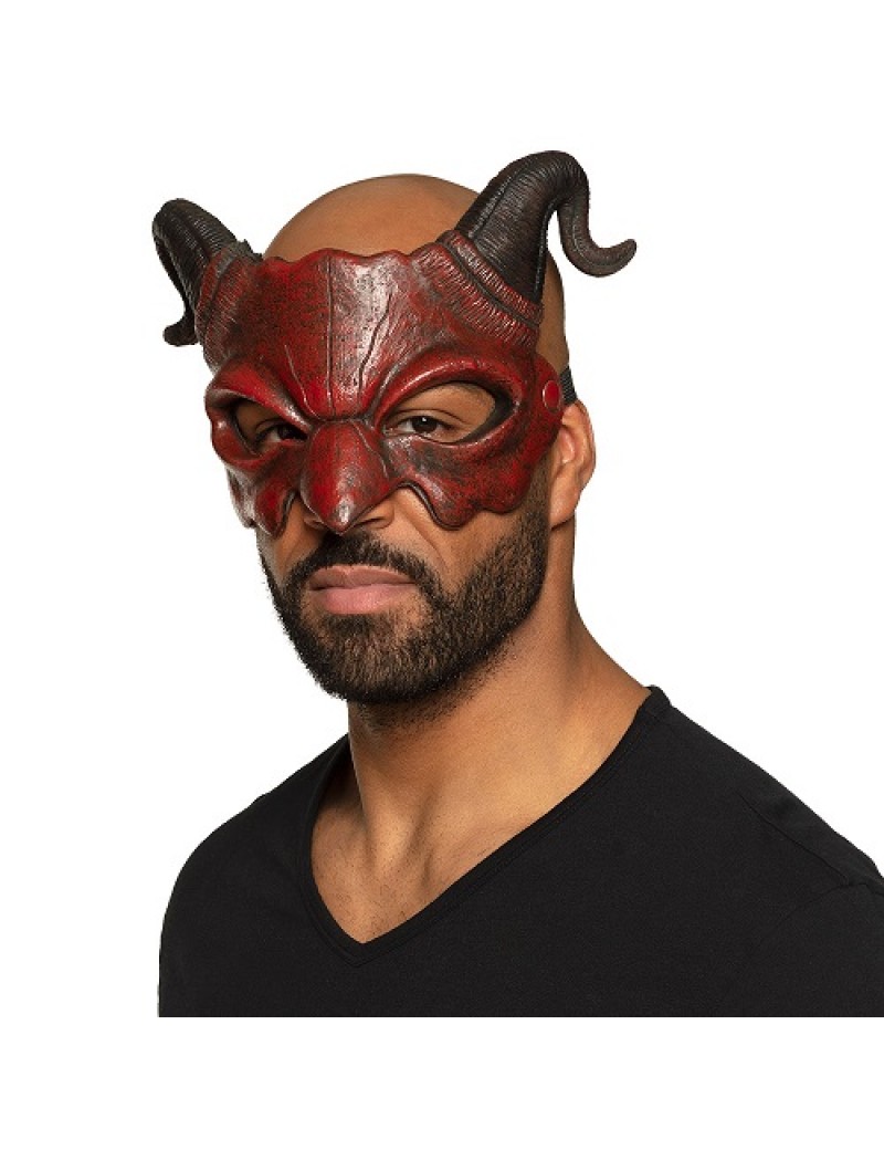 Demon Half Face Foam Mask