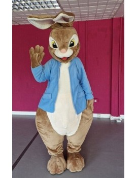 Professional Brown Rabbit Mascot Costume