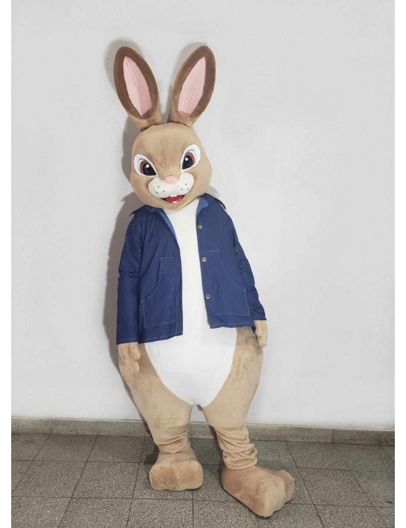 Professional Brown Bunny Mascot Costume